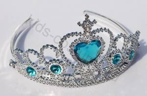 Диадема Эльзы с голубыми камнями