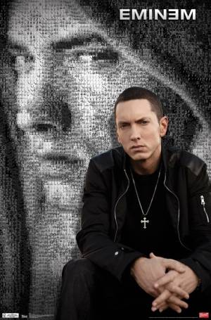 Тканевый плакат EMINEM, настенный музыкальный художественный Шелковый плакат с принтом, домашний декор, настенный художественный плакат