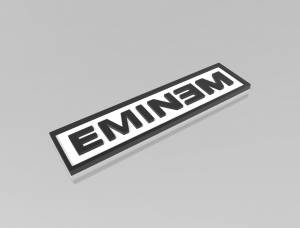 Файл STL ЛОГОТИП EMINEM ・Шаблон для 3D-печати для загрузки・Cults