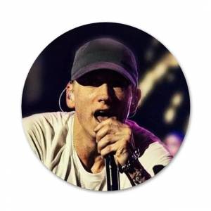 Магнитные наклейки Rapper Eminem для кухни, домашнего декора, холодильника, Открыватель для пива, колы 58 мм