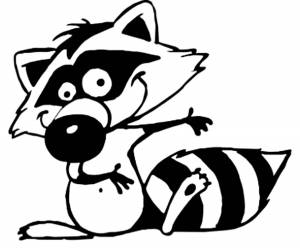 Трафареты Енота