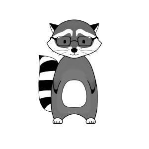 Трафареты Енота