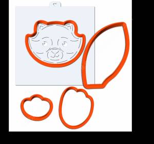 Формы для пряников и трафарет Крошка Енот