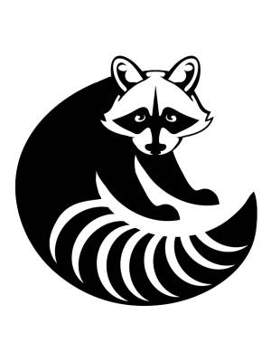 Трафареты Енота