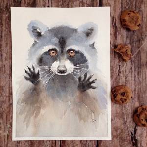 Как нарисовать Енота поэтапно карандашом для начинающих