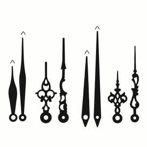 Стрелки на часы трафарет новогодние