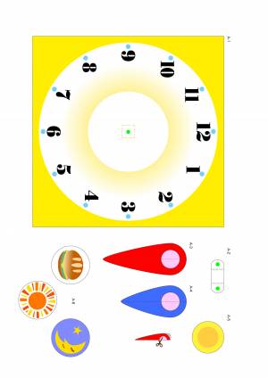 Часы из бумаги