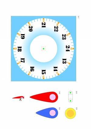 Часы из бумаги