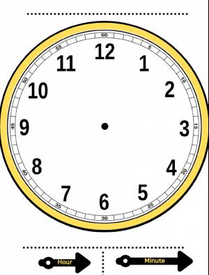 Часы для обучения детей времени