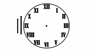 Циферблат для часов шаблон