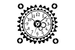 Трафареты Часов для вырезания из бумаги