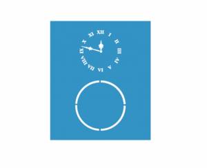 Трафарет для пряника Часы