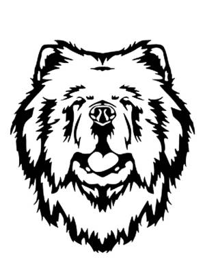 Трафареты Чау-Чау