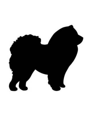 Трафареты Чау-чау