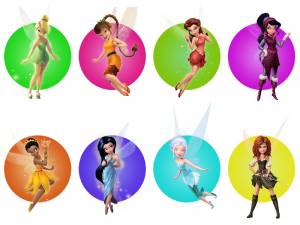 Раскраски Динь-Динь и феи Disney для девочек