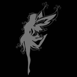 Трафарет Красочная фея