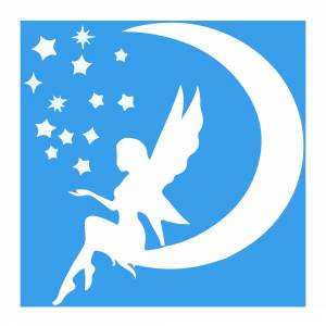 Многоразовый трафарет для тату «Фея»