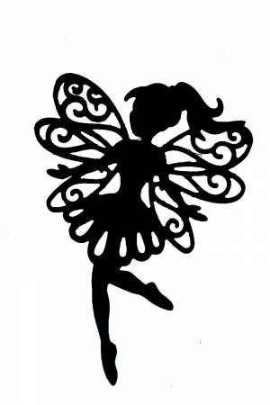 Трафареты Новогодних Фей для вырезания из бумаги