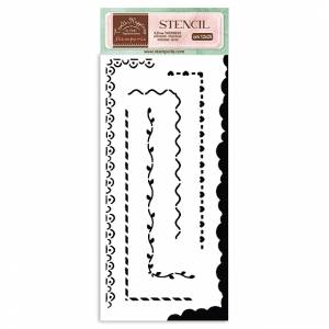 Трафарет Create Happiness bordura 1 серии Mix Media 3D эффект STAMPERIA KSTDL62