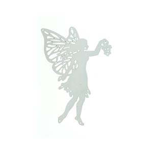 Шаблон с изображением Феи Бабочки, металлический трафарет для высечки, для скрапбукинга, «сделай сам», карточка для бумаги, зажим для творчества, шаблон для украшения, форма для тиснения
