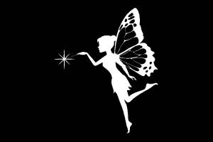 Трафареты Новогодних Фей для вырезания из бумаги