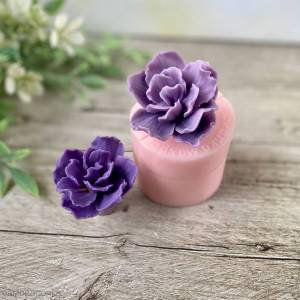 Фиалка махровая 3D сконовая форма