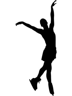 Трафареты Фигуристов