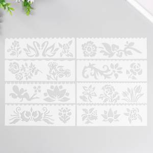 Трафарет с фигурным краем No brand 02337643