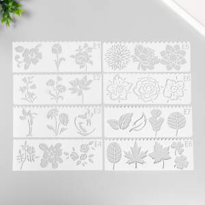 Трафарет с фигурным краем No brand 02337648