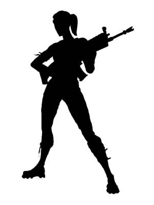 Трафареты Фортнайт