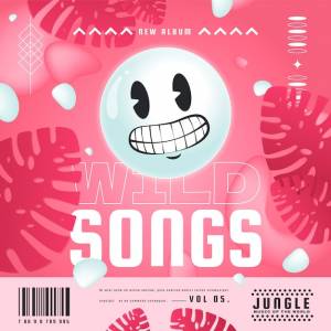 Шаблон обложки альбома с градиентом