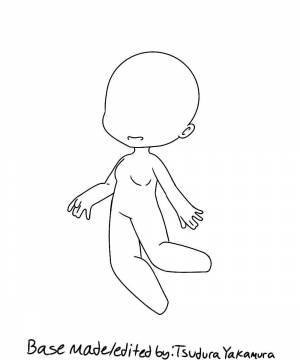 Позы для срисовки гача лайф