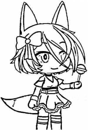 Рисунки Гача Лайф для срисовки