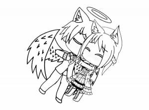 Раскраски гача лайф мишка