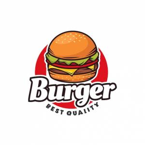 Векторный шаблон гамбургера