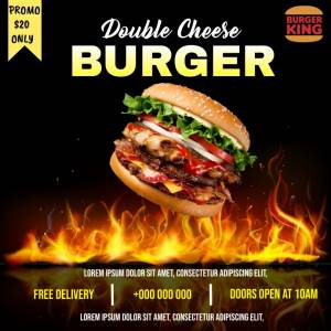 Шаблон бургер меню меню