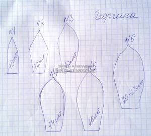 Георгин из фоамирана