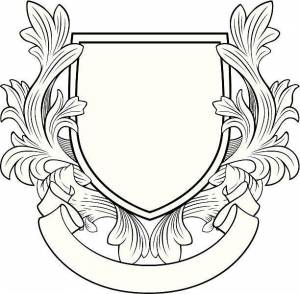Трафареты герб пустой
