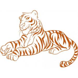 Трафареты Тигра на Новый год