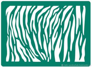 Трафарет на клеевой основе Шкура тигра