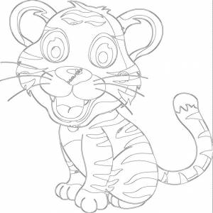 Вытынанки Тигра на Новый 2022 год