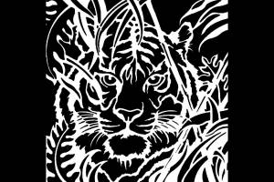 Вытынанки на Новый год Тигра 2022