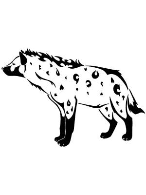 Трафареты Гиены