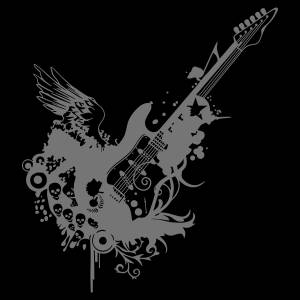 Трафарет Мелодия гитары