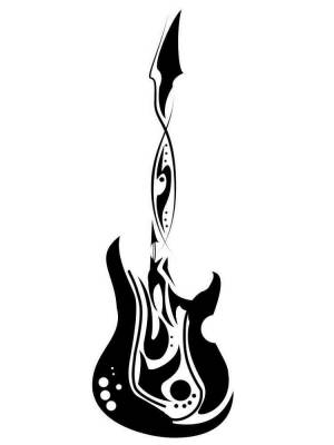 Трафареты Гитары