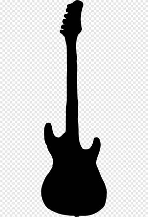 Электрогитара Gibson Flying V, Гитарный трафарет из тыквы, монохромный, силуэт png