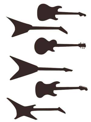 Трафареты Гитары
