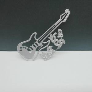 Украшение для гитары, ноты, металлические штампы, трафареты, вырезанные для рукоделия, скрапбукинга, альбома, бумаги, бриллианты, тиснение