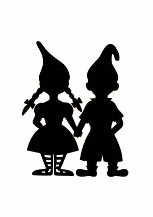 Трафареты Гном