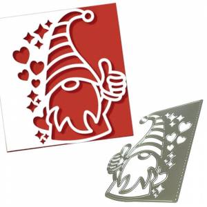 PDTO Gnome Heart металлические штампы для резки трафареты для скрапбукинга тиснение альбом ремесло